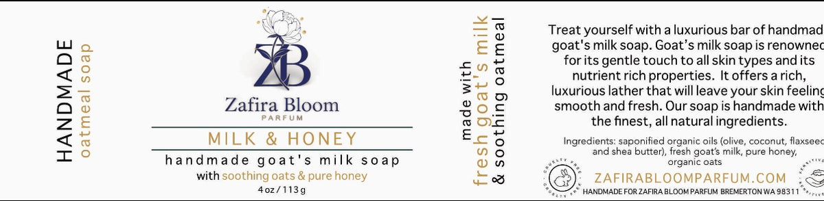 Milk & Honey (unscented) Goats Milk Soap